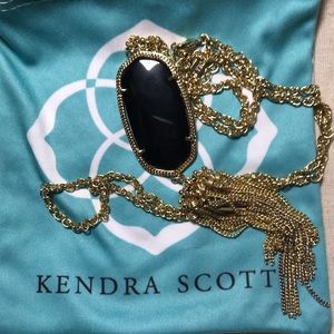Kendra Scott Black Rayne necklace